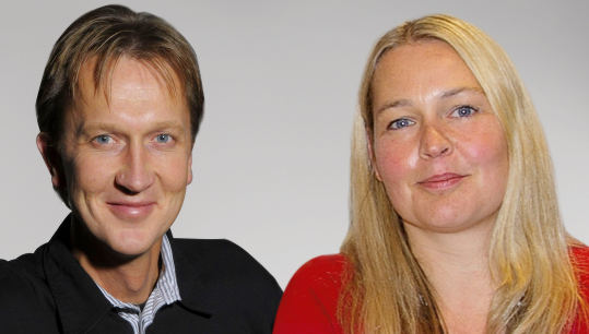 Tine Helmle und Stefan Thomsen